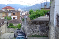 Street of Berat city, Albania
