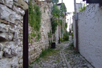 Street in the castle of Berat