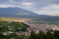 Tomorri Mountain in the distance, Albania