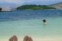 Ionian Sea. Ksamil, Albania