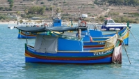 Boats in port Marsaxlokk, Malta