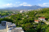 Shkodër city from Rozafa castle